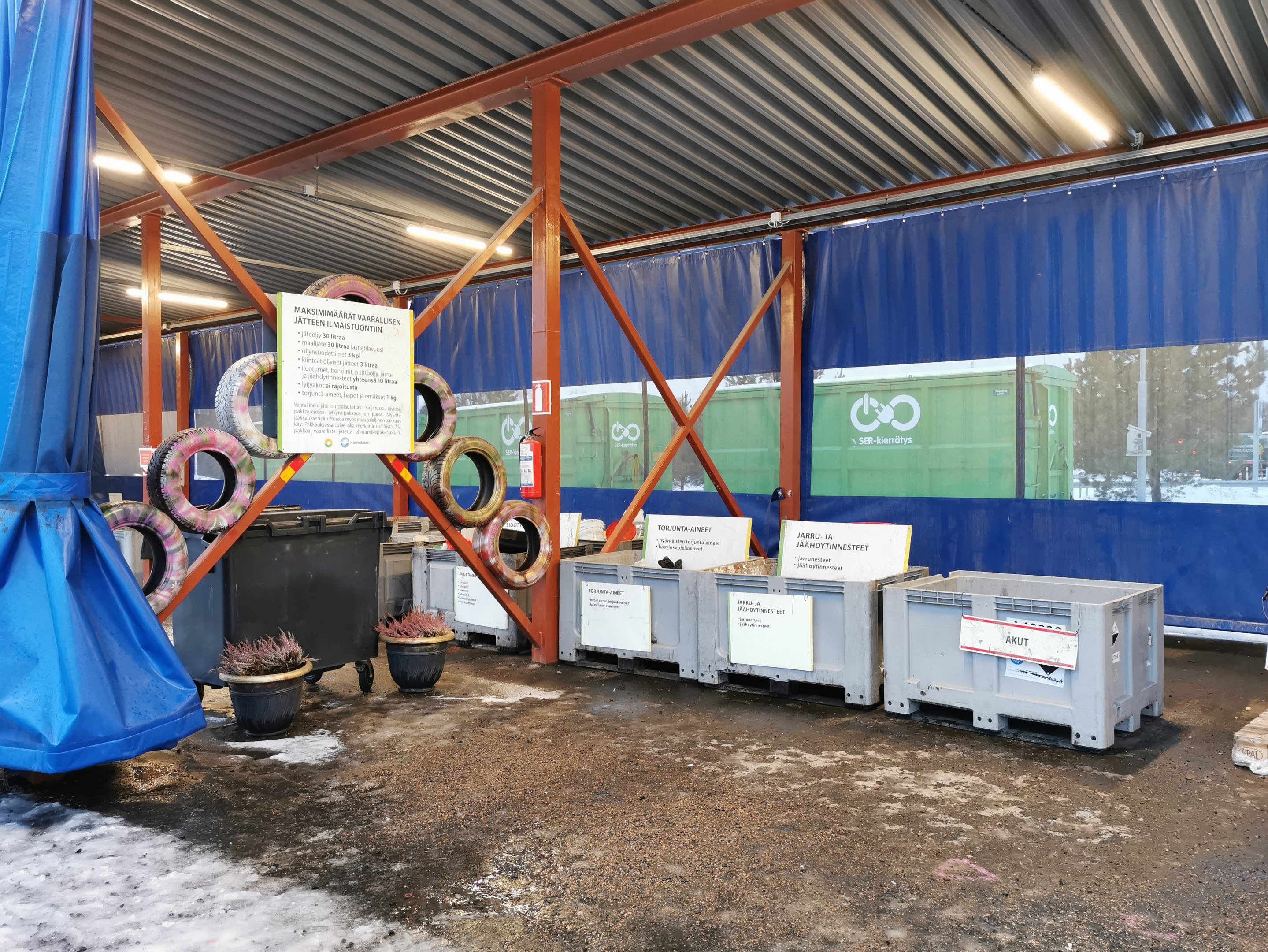 Veränderungen in der Entsorgung von Baurestmüllen am Annahmehof des kommunalen Depot