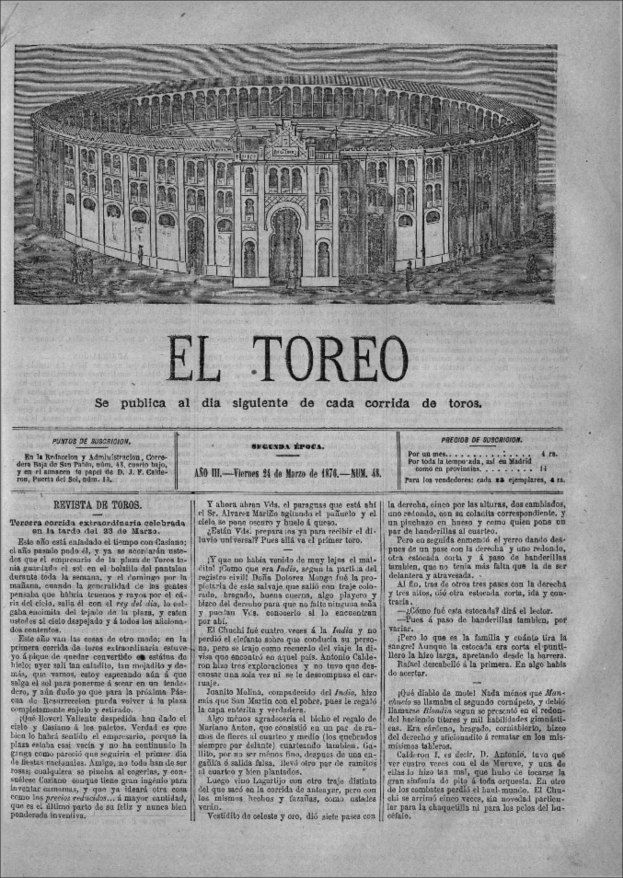 Schwarz-weiß-Illustration eines alten Konzertsaals mit Sitzreihen in einem großen Auditorium, gedruckt auf altem Zeitungsdruck.